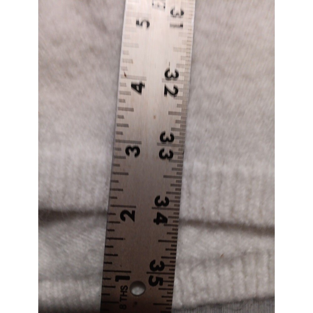 POL Anthropology Chunky Knit Open Cardigan Sweater Off White Pockets Large Boho - Picture 3 of 5